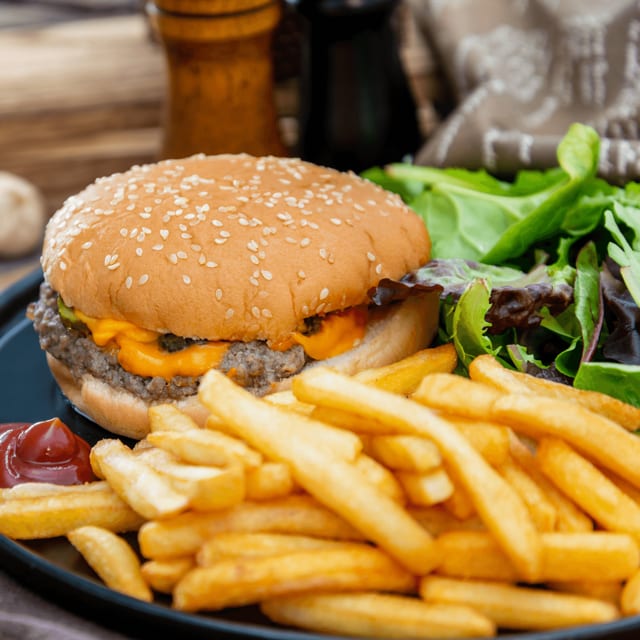 Super Burger Platter.