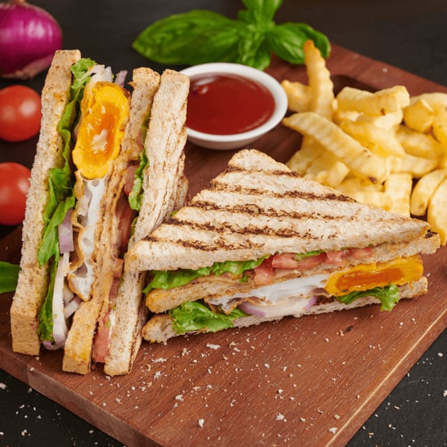 Bacon & Egg Sandwich.