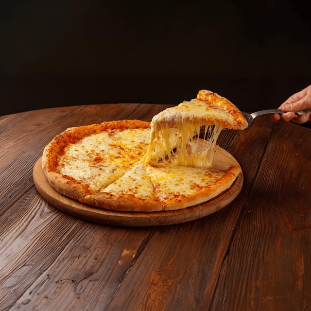 Extra Cheese Pizza Pie.