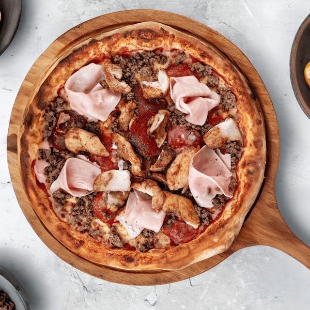 Steak Pizza.