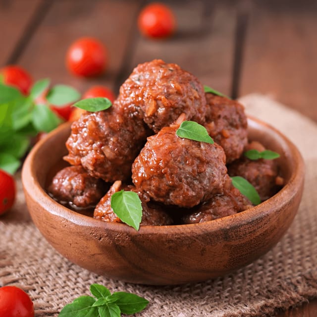 3 Large Meatballs.